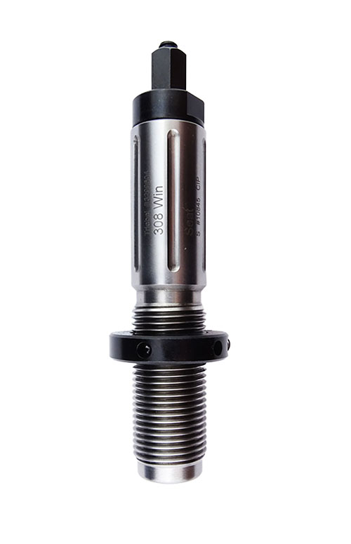 El Seater con Crimp de TRIEBEL garantiza precisión en la colocación de balas, permite crimpado opcional y cabezales intercambiables para mejorar la concentricidad.